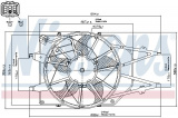 Ventilátor chladiče NISSENS 85216