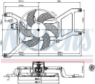 Ventilátor chladiče NISSENS 85709