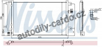 Chladič klimatizace NISSENS 940292