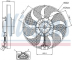 Ventilátor chladiče NISSENS 85715