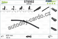 Stěrač VALEO HYDROCONNECT (VA 578502) - 400mm