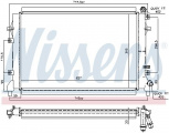 Chladič motoru NISSENS 65324