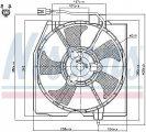 Ventilátor chladiče NISSENS 85224