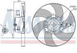 Ventilátor chladiče NISSENS 85719