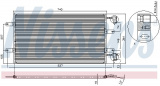 Chladič klimatizace NISSENS 94678