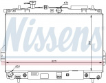 Chladič motoru NISSENS 67480