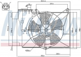 Ventilátor chladiče NISSENS 85227