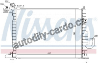 Chladič motoru NISSENS 63082
