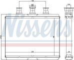 Výměník tepla NISSENS 70517