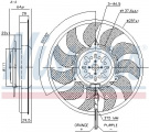 Ventilátor chladiče NISSENS 85731