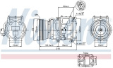 Kompresor klimatizace NISSENS 89098