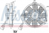 Ventilátor chladiče NISSENS 85742