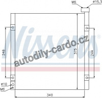 Chladič klimatizace NISSENS 94290