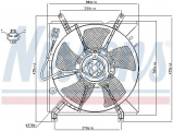 Ventilátor chladiče NISSENS 85238