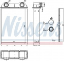 Výměník tepla NISSENS 70808