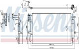 Chladič klimatizace NISSENS 940406