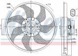 Ventilátor chladiče NISSENS 85776