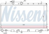 Chladič motoru NISSENS 67708