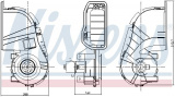 Vnitřní ventilátor NISSENS 87394