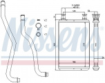 Výměník tepla NISSENS 70979
