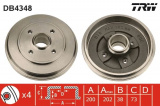 Brzdový buben TRW DB4348 -