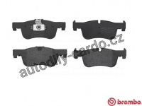 Sada brzdových destiček BREMBO P06078 - BMW