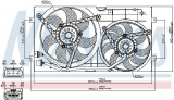 Ventilátor chladiče NISSENS 85250