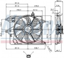 Ventilátor chladiče NISSENS 85252