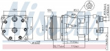 Kompresor klimatizace NISSENS 89123