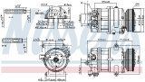 Kompresor klimatizace NISSENS 89590