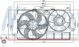 Ventilátor chladiče NISSENS 85262