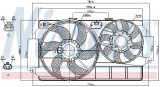 Ventilátor chladiče NISSENS 85263