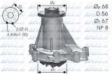 Vodní pumpa DOLZ M176 - DAEWOO, MERCEDES-BENZ, SSANGYONG