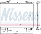 Chladič motoru NISSENS 66777