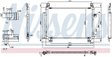 Chladič klimatizace NISSENS 940085