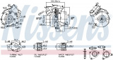 Turbodmychadlo NISSENS 93830