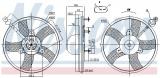 Ventilátor chladiče NISSENS 85759