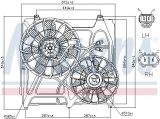 Ventilátor chladiče NISSENS 85271