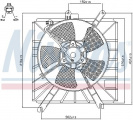 Ventilátor chladiče NISSENS 85272