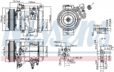 Kompresor klimatizace NISSENS 890332