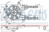 Ventilátor chladiče NISSENS 85141