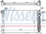 Chladič motoru NISSENS 67162