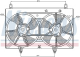 Ventilátor chladiče NISSENS 85615