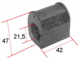 Držák, příčný stabilizátor CORTECO 21652442