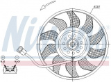 Ventilátor chladiče NISSENS 85618