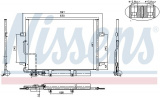 Chladič klimatizace NISSENS 94614