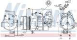 Kompresor klimatizace NISSENS 89043