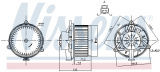 Vnitřní ventilátor NISSENS 87248