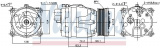 Kompresor klimatizace NISSENS 89048