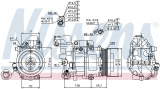 Kompresor klimatizace NISSENS 89051